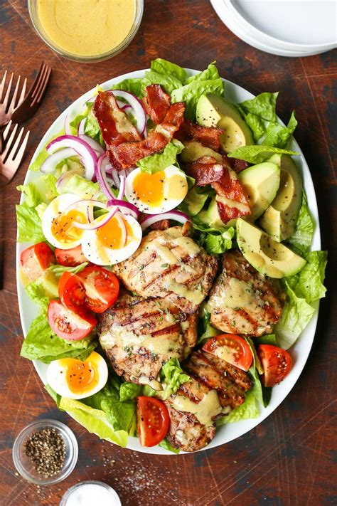 Grilled Chicken Cobb Salad Recipe Healthy Recipes Grilled Chicken