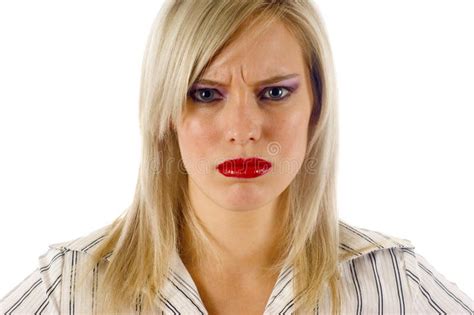 Angry Woman Stock Image Image Of Teenager Girl Scowling