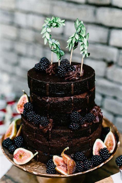 53 Wonderful Chocolate Cakes For Your Wedding Weddingomania