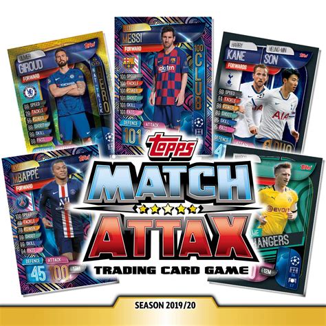 Topps Match Attax Uefa Champions League 201920 Game 60 Cards