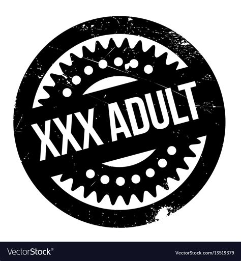 Xxx Adult Rubber Stamp Royalty Free Vector Image