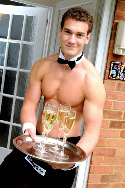 Buff Butlers Welcome Guests With A Glass Of Bubbly Butler Buff Bubbles