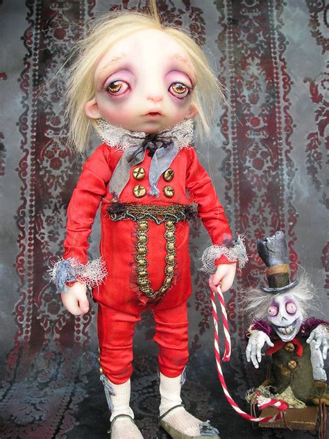 Ooak Victorian Gothic Macabre Ghost Doll By Gail Lackey 145000 Via