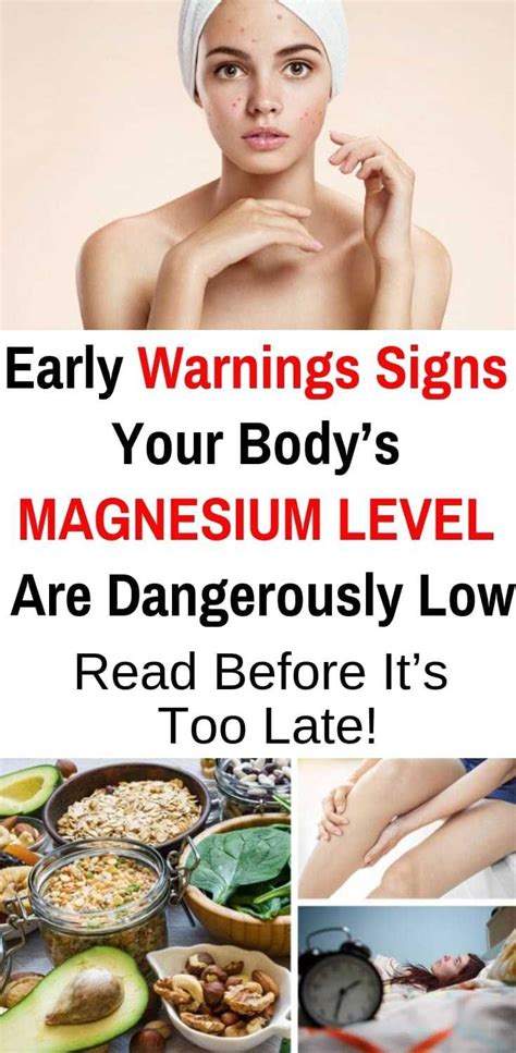 early warnings signs your body s magnesium levels are dangerously low read before it s too late