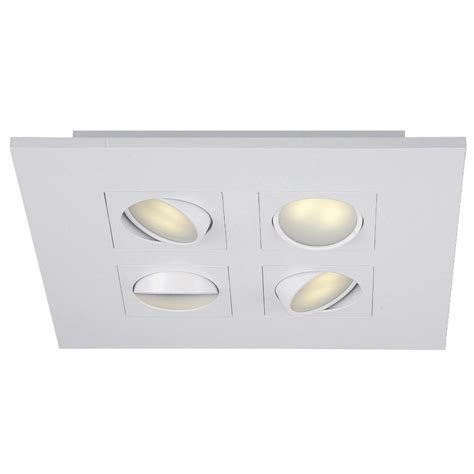 These are perfect for parking ramps, garages and industrial areas, but also a good choice for homeowners who need an area lighted for security or simply to work under. Nextlite Venue Collection 4-Light LED Square Surface Mount ...