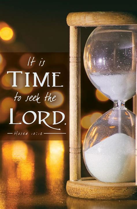 Church Bulletin 11 New Year Time To Seek The Lord Pack Of 100