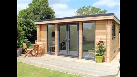 Modern Garden Room Built In Dorset By Garden Lodges Youtube