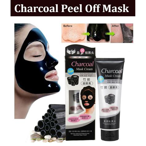 charcoal mask cream peel off black mask anti blackhead shopee malaysia