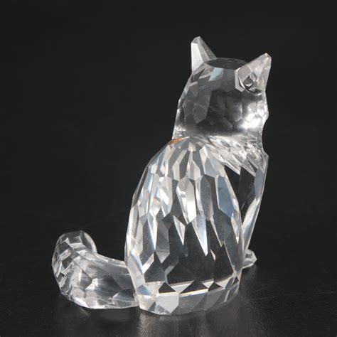 Swarovski Crystal Animal Figurines Including Fox And Dachshund Ebth