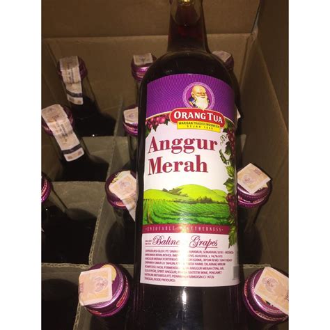 Explore more searches like anggur merah orang tua. ANGGUR MERAH HARGA 3 BOTOL CAP ORANG TUA 620ML | Shopee ...