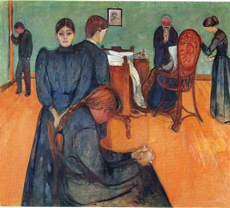 Death In The Sick Room By Edvard Munch Sevenponds Blogsevenponds Blog