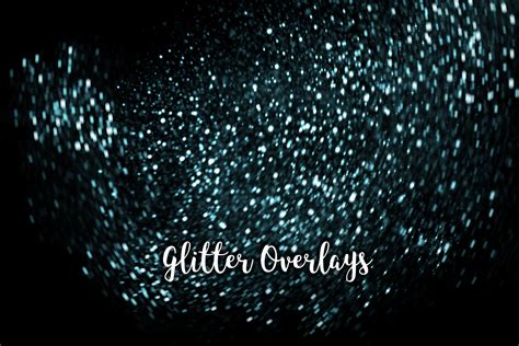 Glitter Dust Overlays Glitter Bokeh Texture Overlays