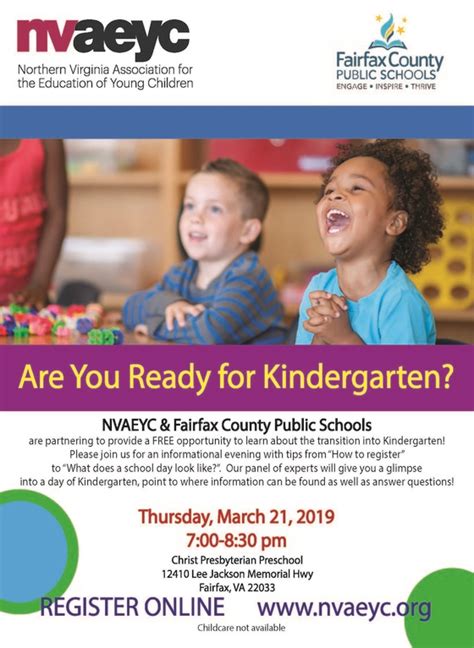 Free Kindergarten Readiness Workshop Tomorrow