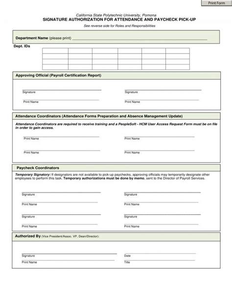 Add a short description to the top of your. FREE 10+ Paycheck Pickup Authorization Forms in PDF