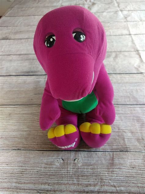 Vintage 1996 Barney Purple Dinosaur Talking Plush Figure Working Tested