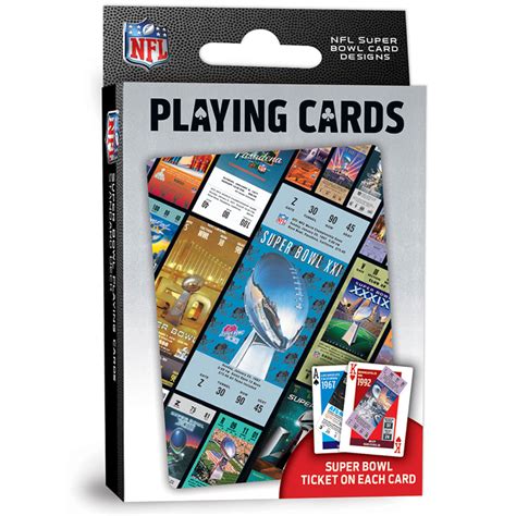 Find many great new & used options and get the best deals for san francisco 49ers nfl playing cards 52 card deck and 2 jokers at the best online prices at ebay! MASTERPIECES NFL Superbowl Ticket Playing Cards - Bob's Stores