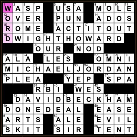 Many of us may wish to forget kid rock, but today's puzzle will challenge you to remember some of his biggest hits. Daily Celebrity Crossword: August 15, 2014 Answers - App ...