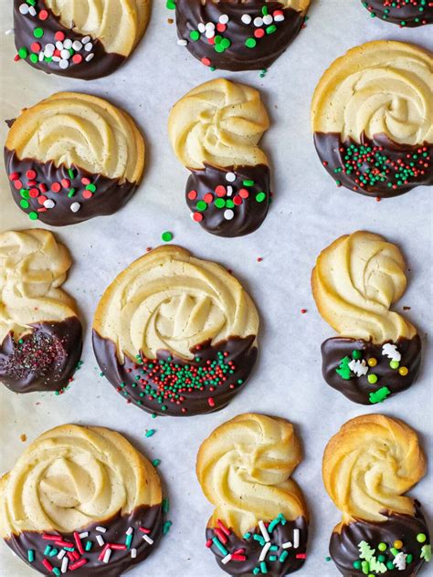 Easy Christmas Butter Cookies Ready In 20 Minutes Drive Me Hungry
