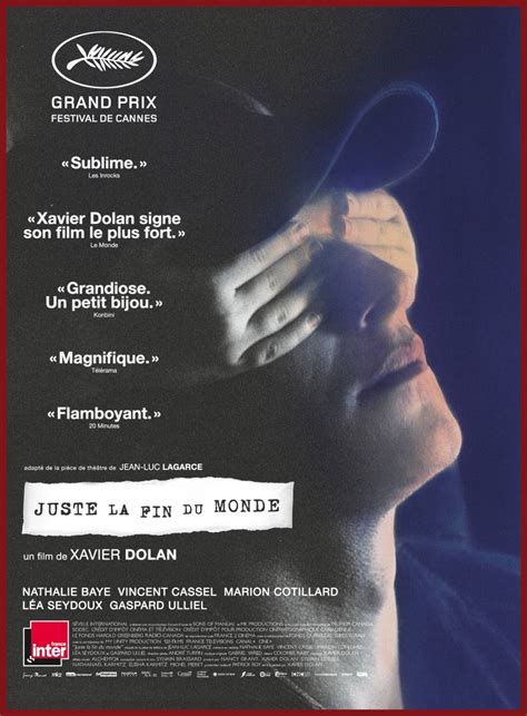 Comment Se Termine Le Film Juste La Fin Du Monde - Juste La Fin Du Monde (2016) au Rouen - Omnia Cinema