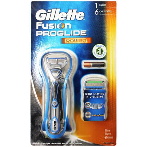 gillette fusion proglide power electric razor 6 cartridges trimmer 4902430447218 ebay