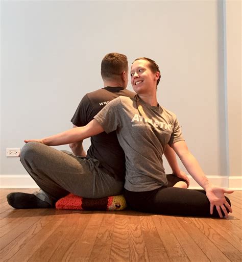 Easy Seated Partner Twist Athletico Physical Therapy