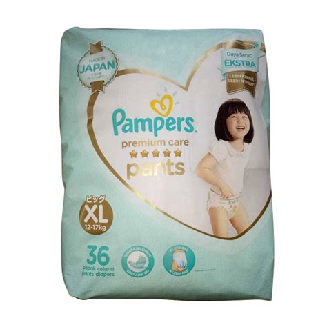 Jual Pampers Diaper Premium Care Active Baby Pants Xl 36 Di Seller