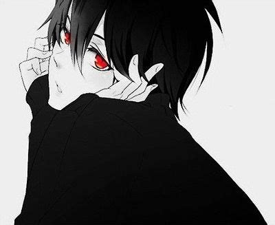 Male protags also lack eyes. Anime, red eyes, #manga, black and white