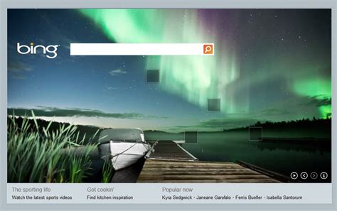 Free Download Bings Video Background Brings Aurora Borealis To Your Pc