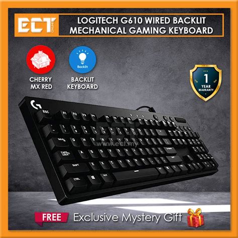 Logitech G610 Wired Backlit Mechanical Gaming Keyboard Cherry Mx Blue