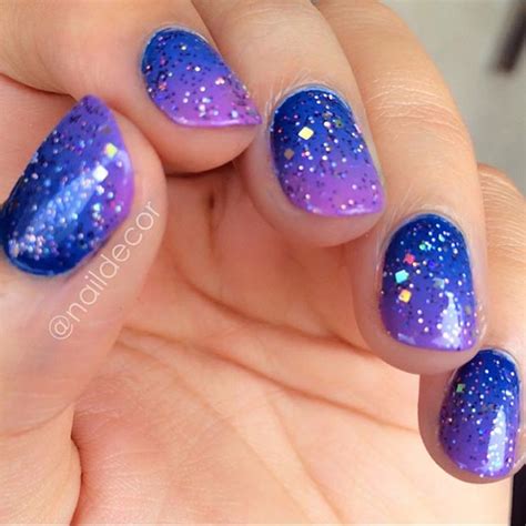 50+ Most Adorable Glitter Ombre Nail Art Design Pictures ... No matter your nail length and shape, these gradient manicures looks.