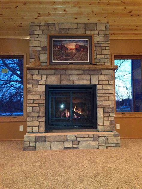 Custom Stone Fireplace In Addition Custom Stone Fireplace Living Room