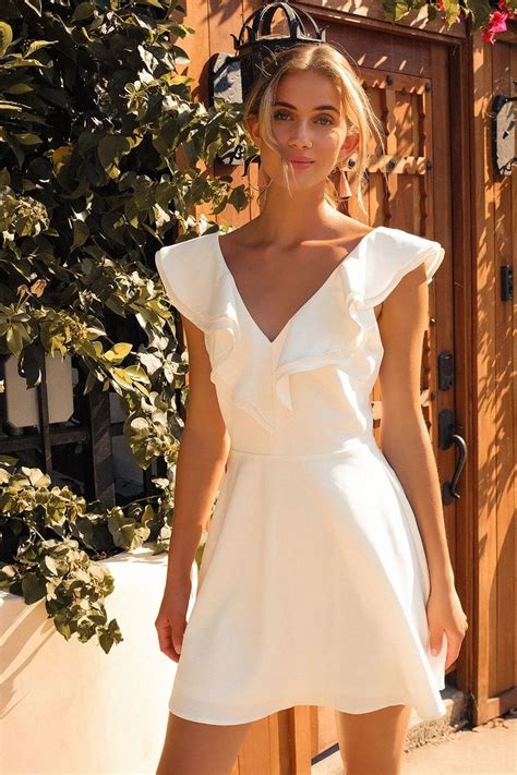 25 Little White Dresses For Bridal Showers Beyond In 2021 Little