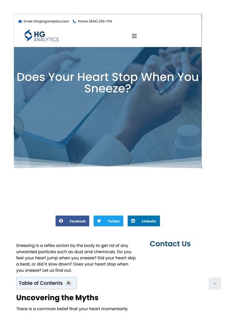 Ppt Does Your Heart Stop When You Sneeze Powerpoint Presentation