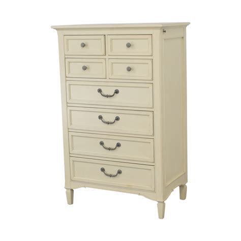 Wood white modern concise style dressers side cabinet table chest of drawers. 84% OFF - Stanley Furniture Stanley Furniture Eight-Drawer ...
