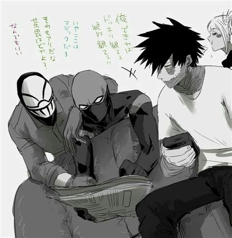 None of this art is mine random pics and maybe even some videos srry if i do the same pic twice. Mr. Compress & Twice & Dabi & Himiko Toga | Hero, My hero ...