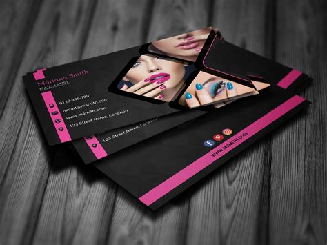 Nail Stylist Business Card Template Nail Technician Business Etsy Canada