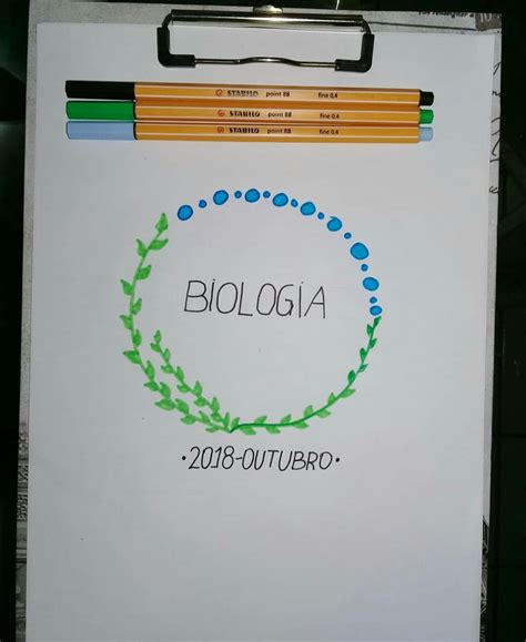 Capa De Trabalho De Biologia Word
