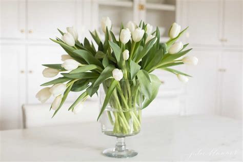 How To Arrange Tulips In A Vase Julie Blanner