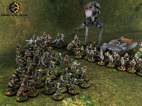 Star Wars Legion Empire Vs Rebels Minis For War Painting Studio