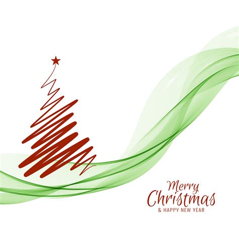Abstract Merry Christmas Background With Tree Design 271963 Vector Art