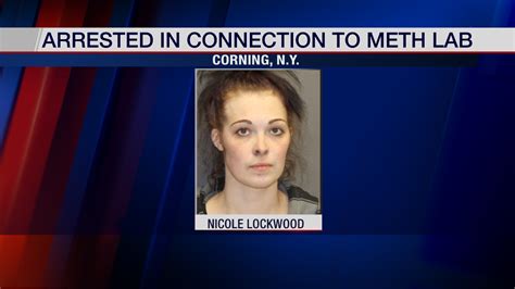 police woman arrested in corning after meth lab discovery weny news