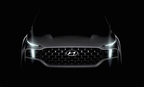 2021 Hyundai Santa Fe Facelift Previewed New Headlights Confirmed
