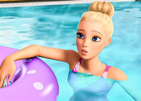 barbie 90s barbie dream house barbara pool float addison animation adventure outdoor