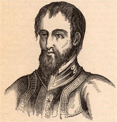 Hernando De Soto Portrait Of Spanish Explorer Hernando De Soto Stock