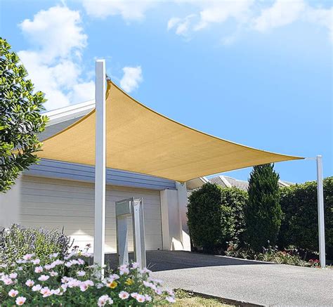 Outdoor Sun Shade Sail Canopy 10 X 14 Rectangle Shade Cloth Patio Cover Uv Resistant