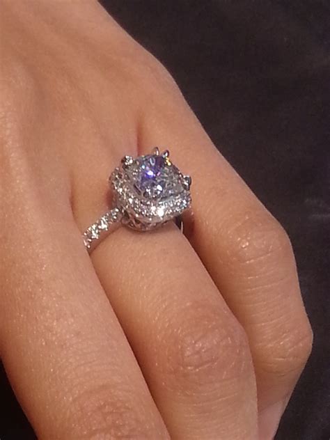 Cushion Cut Diamond Engagement Ring 249 Ctw Gia Certified W Platinum