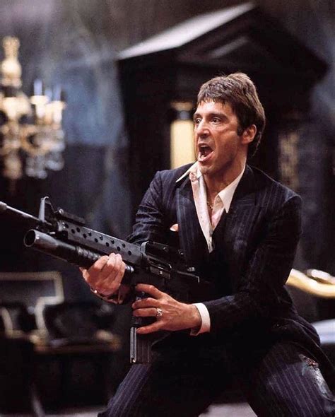 Download Al Pacino Scarface Intense Shooting Wallpaper