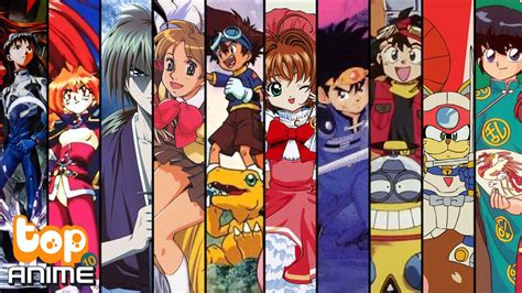 Top 10 Animes De Los 90 Youtube