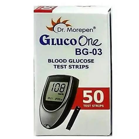 Dr Morepen Test Strips 50 Pc At Rs 460 Box Dr Morepen Glucometer In