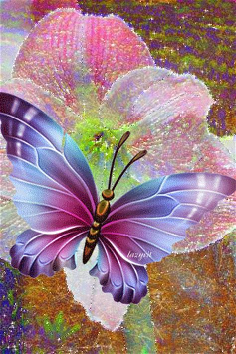 Butterfly gif butterfly gif decorative decoration symbol decor background artistic element ornament template colorful ornate backdrop nature modern bright natural contemporary floral icon eps10. GIFS HERMOSOS: flores animadas y mariposas hermosas ...